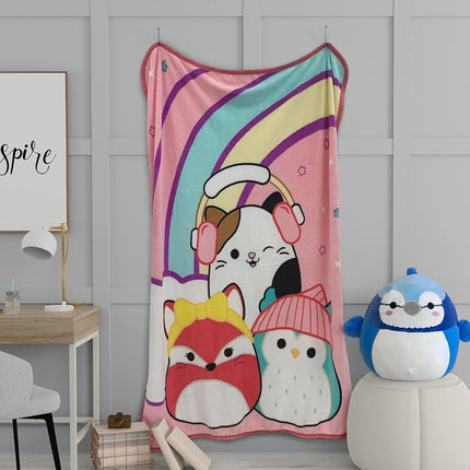 Couverture polaire ultra douce pour enfant Franco, 46 po x 60 po, Squishmallows