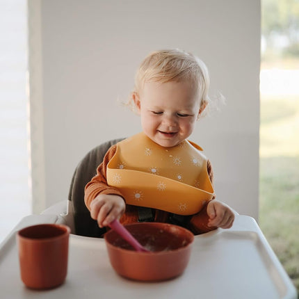 mushie Silicone Bib, Sun, 2500197