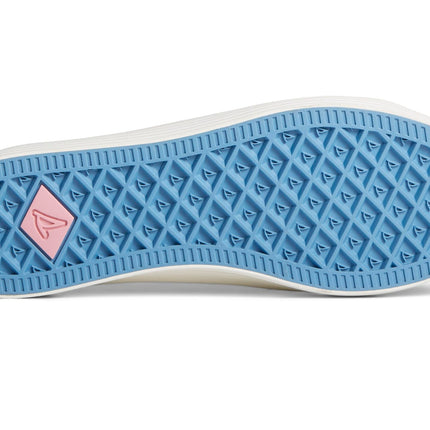 Sperry Women's Crest Vibe Platform Sneaker, White Mesh, 4.5 UK