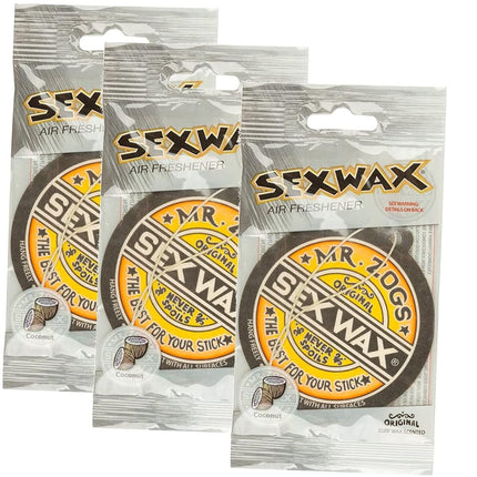 Sex Wax Air Freshener (3-Pack, Coconut) (Limited E