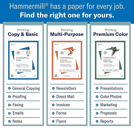 Hammermill Printer Paper, Premium Laser Print 32 lb, 11 x 17-1 Ream (500 Sheets) - 98 Bright, Made in The USA, 104653R