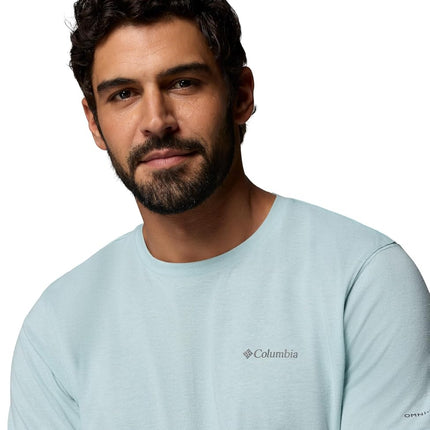 Columbia Men's Thistletown Hills Short Sleeve, Crushed Blue/Heather, 1X