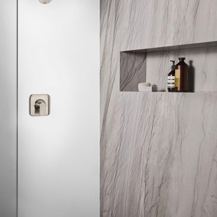Moen T2472EPBN Genta Posi-Temp Pressure Balancing Eco-Performance Modern Shower Only Trim Without Valve, Brushed Nickel