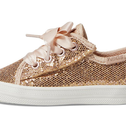 Keds Girl's Kickstart Jr. Celebrations (Toddler/Little Kid) Sneaker, Rose Gold Sparkle, 9 US Little Kid