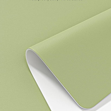 Niniubye Desk Pad, 48" x 17" PU Leather Non-Slip Desk Mat Large Mouse Pad for Desktop, Waterproof Laptop Computer Writing Mat for Office, Home, Work, Gaming, Green