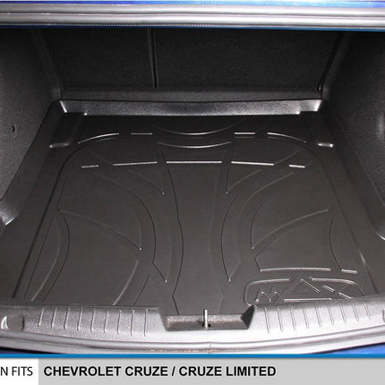 SMARTLINER Tapis de coffre sur mesure tous temps noir pour Chevrolet Cruze 2011-2015 / Cruze Limited 2016