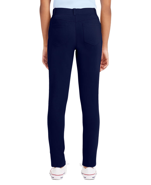 Nautica Junior's Uniform Stretch Jegging Pant, Navy, 3-5