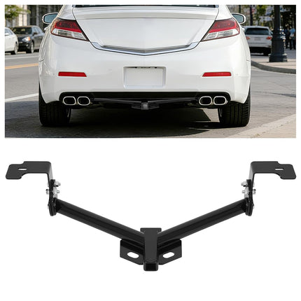 ALMULOO Heavy-Duty 1.25" Class 1 Trailer Tow Hitch Receiver Compatible with 2009-2014 Acura TL TSX & Compatible with 2008-2010 Honda Accord Coupe & Sedan Capacity 2000LBS