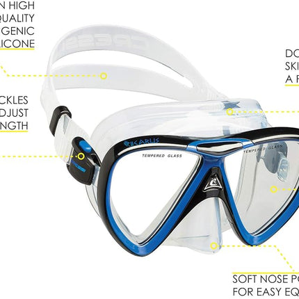 Cressi Ikarus & Orion, Black/Blue
