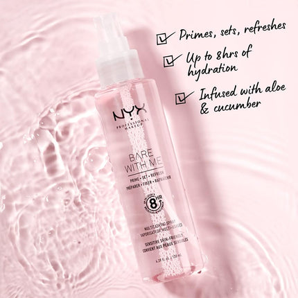 NYX Professional Makeup Bare With Me Prime Set Refresh Multitasking Spray