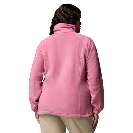 Columbia Ladies Benton Springs Full Zip Fleece Jacket, Rosette, XL Petite