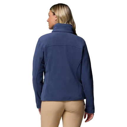 Columbia Women's Fast Trek Jacket, Full Zip Fleece Jacket, Nocturnal, Size XL