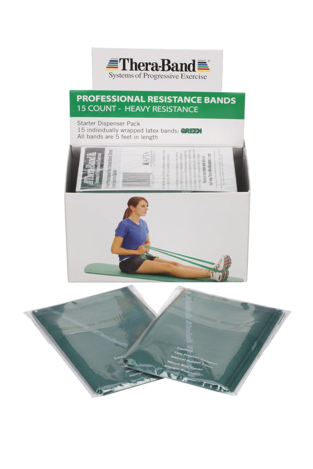 TheraBand Resistance Bands, 5 Foot, 15 Count Profe