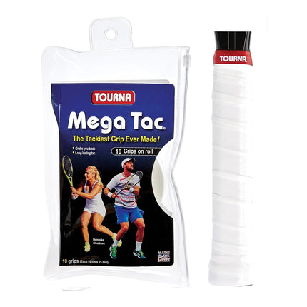 Tourna Unique Mega Tac Weib Overgrip (Pack of 10) 
