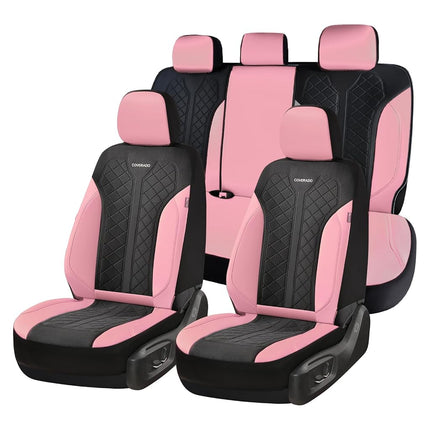 Coverado Automotive Seat Covers Full Set, Luxury C
