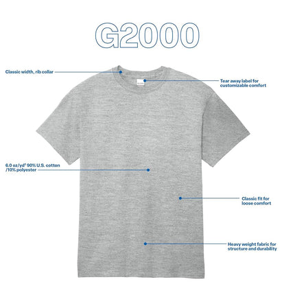 Gildan Men's Ultra Cotton T-Shirt, Style G2000, Antique Irish Green, S (Pack of 3)