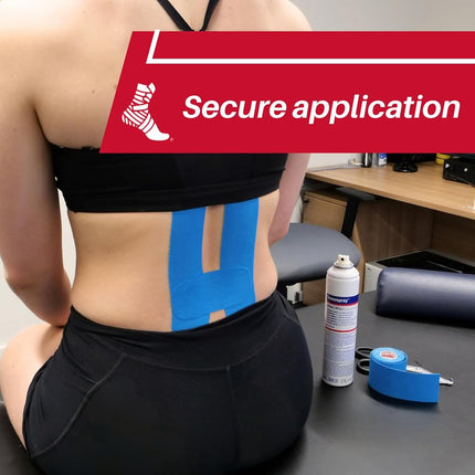MUELLER SPORTS Mueller Pre-Cut Kinesiology Tape I-Strip Roll - 2" x 16.4' - 20 Strips per Roll (each strip measures 2" x 9.75") (Blue)