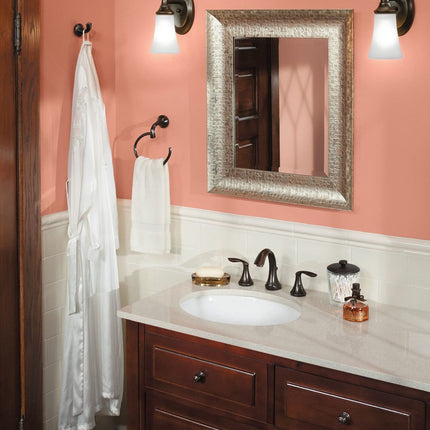 Moen YB2886ORB Eva Bathroom Towel Ring, Oil-Rubbed Bronze