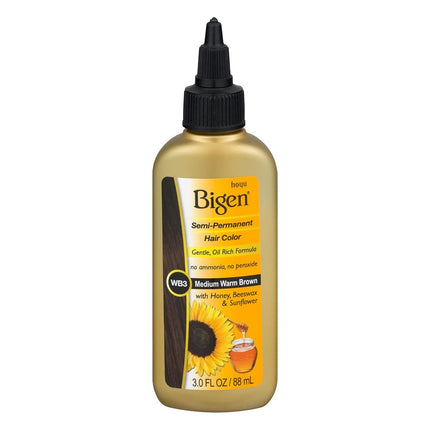 Bigen Semi Permanent Hair Color, Medium Warm Brown