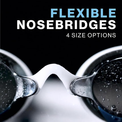 Lunettes de natation miroir TYR Stealth-X Race pour adulte - Fumé/Bleu
