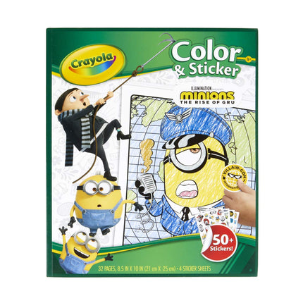 Crayola Minions 2 Color & Sticker Activity, Minion