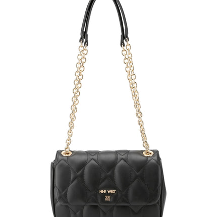 Nine West Rue Chain Convertible Flap Crossbody, Bl