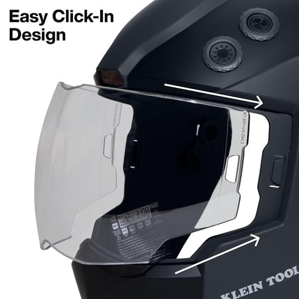 Klein Tools KWHOSHIELD Welding Helmet Outer Shield, 5-Pack, Clear Outer Shield, Welding Helmet Accessories