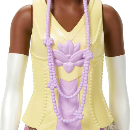 Disney Princess Mattel Toys, Tiana Fashion Doll with 2 Looks, 9 Accessories, 2 Snap-On Bodices & 2 Skirts, 2-in-1 Stories Inspired by Disney Movie