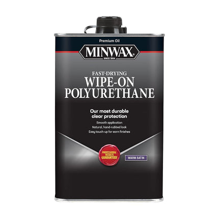 Minwax Oil-Based Wipe-On Polyurethane, 1 Pint, Sat