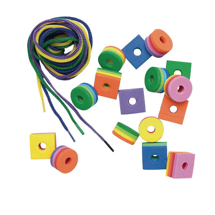 Colorful Jumbo Foam Beads Kit-200 Beads