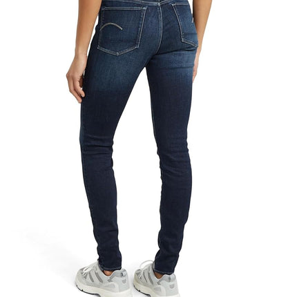 G-STAR Women's 3301 Skinny Jeans, Blue (dk aged D05175-8968-89), 32W / 32L