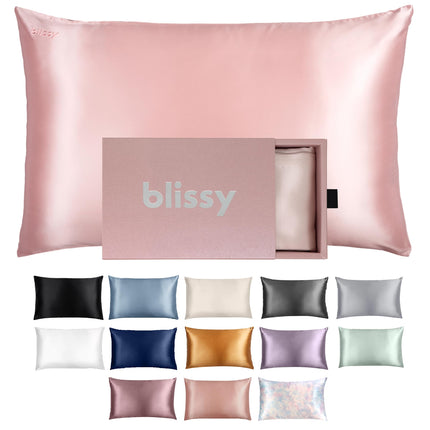 Blissy Silk Pillowcase - 100% Pure Mulberry Silk -