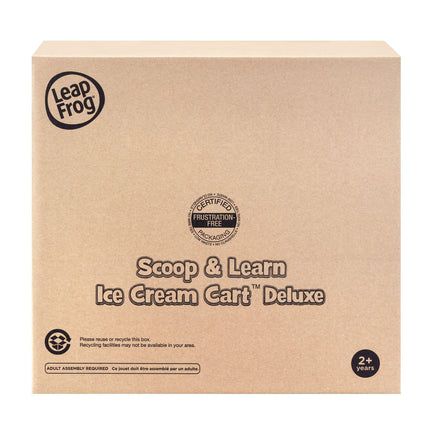 LeapFrog Scoop & Learn Carrito de Helados Deluxe (empaque abrefácil), Rosado