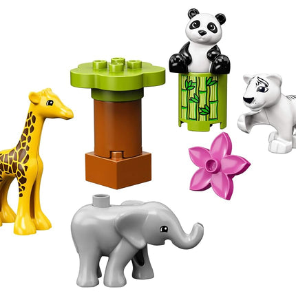 LEGO DUPLO La vie en ville : les bébés animaux 10904 – Briques de construction (9 pièces)