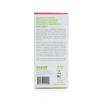 Xlear Natural Nasal Spray with Xylitol, 45 ml (Pack of 2)
