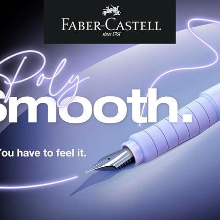 FABER-CASTELL 241004 – Poly Pen Nib Width M Fountain Pen Pale Iris