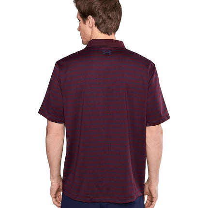Under Armour Performance 3.0 Novelty Polo Performance 3.0 Novelty Men's Polo Shirt, Dark Garnet/Navy Blue/Midnight Navy, S