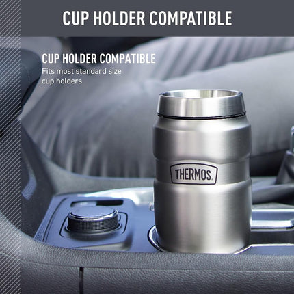Thermos Stainless King 16 Ounce Travel Tumbler, Matte Red, 470ml