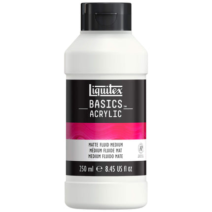 Liquitex Basics Matte Fluid Medium, 8.79-oz Bottle