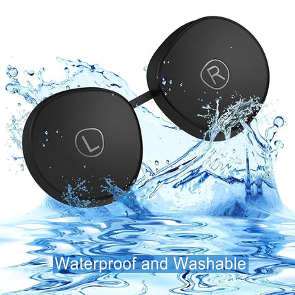 AMZDM Face Pad Cover for Oculus Quest 2 with Lens Covers Protectors Washable VR Silicone Covers for Meta Quest 2 VR Accessories
