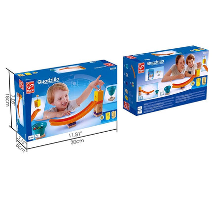 Hape E6023 Quadrilla Mega Skatepark, Wooden Marble Run Accessories - Educational Construction Toys for 4 Years and Up