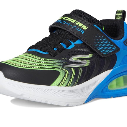 Skechers Boys' Microspec Max Vortivox Trainer, Black, 1 UK Child