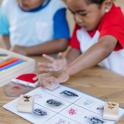 Melissa & Doug PAW Patrol Wooden Stamps Activity Set With Markers