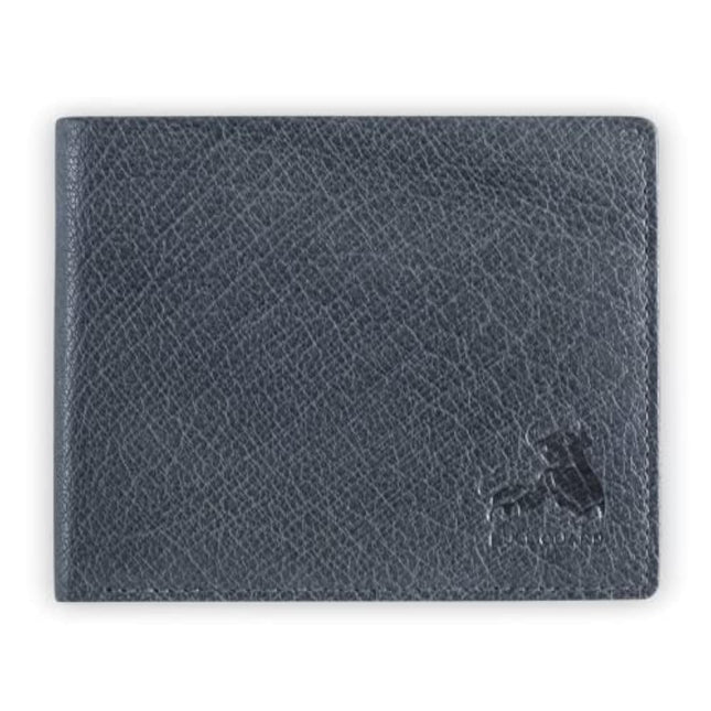 RFID Bifold Leather Wallet for Men with Flip Up ID
