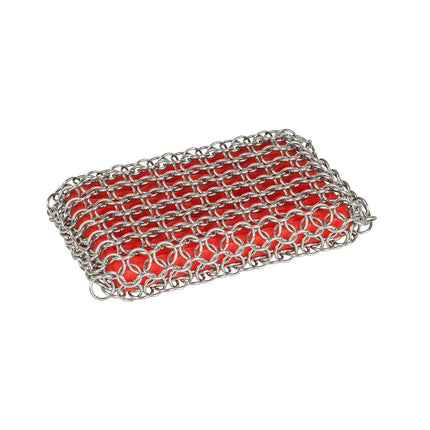 Lodge ACM10R41 Red Chainmail Scrubbing Pad, Red & 
