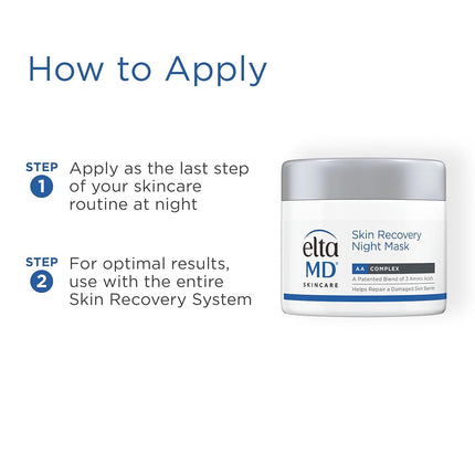 Skin Recovery Night Mask by EltaMD for Women - 1.7 oz Mask
