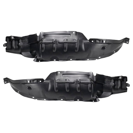 TRQ Front Inner Fender Liner Set Compatible with 2
