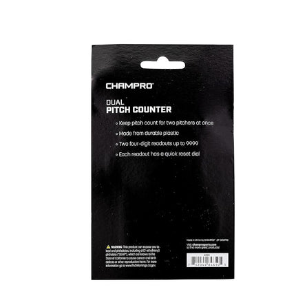 CHAMPRO Sports Dual Pitch Counter Black/White