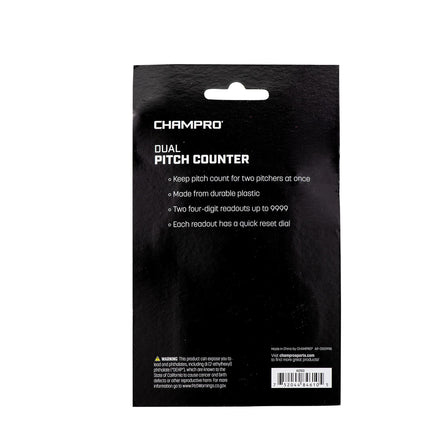 CHAMPRO Sports Dual Pitch Counter Black/White