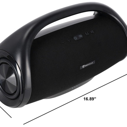 Rockville Canon-XXL Portable Bluetooth Speaker Subwoofer 60W TWS 24H Battery Waterproof EQ SD/USB AUX Perfect for Party Outdoor Use